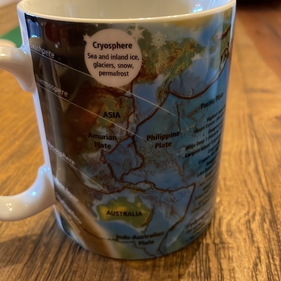 Geography mug from Konitz super educational while you drink coffee - Picture 4 of 6